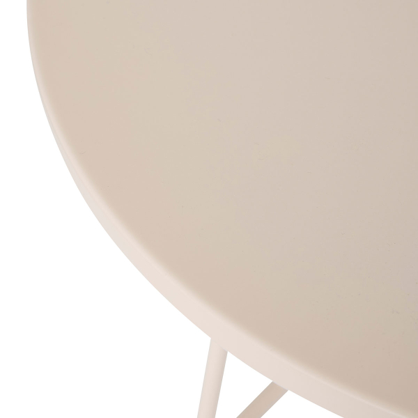 Βοηθητικό Τραπεζάκι (Φ38x42) A-S Latte Beige 213065A