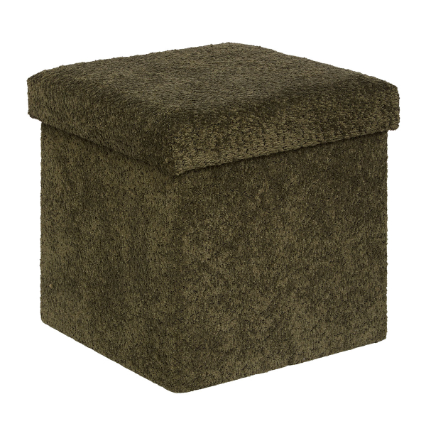 Σκαμπό Με Αποθηκευτικό Χώρο (38x38x38) A-S Soana Khaki 214227C