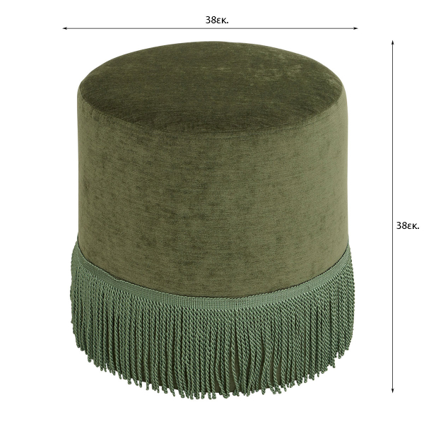 Σκαμπό (Φ38x38) A-S Alanya Green 207370A