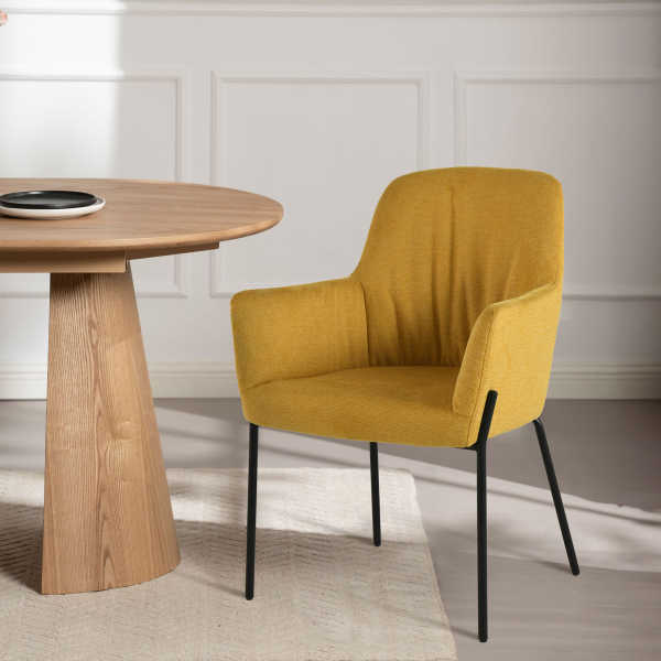 Καρέκλα Τραπεζαρίας (56x61x83) Spitishop Hibiscus Yellow