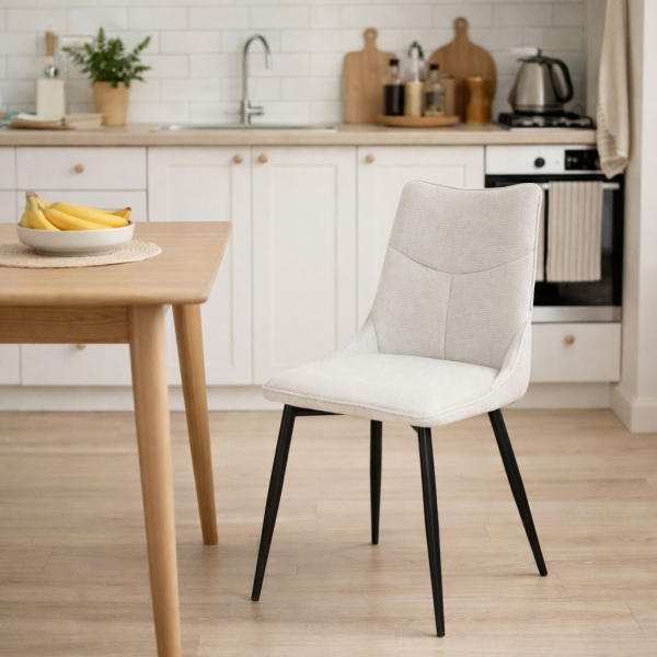 Καρέκλα Τραπεζαρίας (59x46x87) Spitishop Arctic White