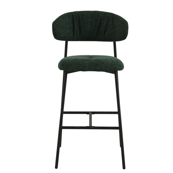 Σκαμπό Μπαρ Με Πλάτη (52.5x54.5x104.5) Spitishop Hibiscus Green