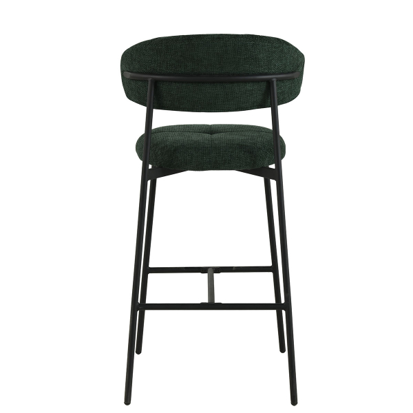 Σκαμπό Μπαρ Με Πλάτη (52.5x54.5x104.5) Spitishop Hibiscus Green