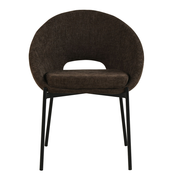 Καρέκλα Τραπεζαρίας (60x63x83) Spitishop Iris D.Brown