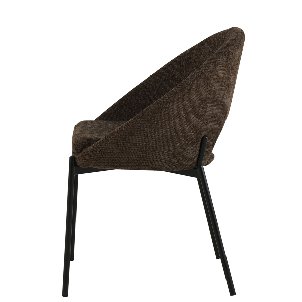 Καρέκλα Τραπεζαρίας (60x63x83) Spitishop Iris D.Brown