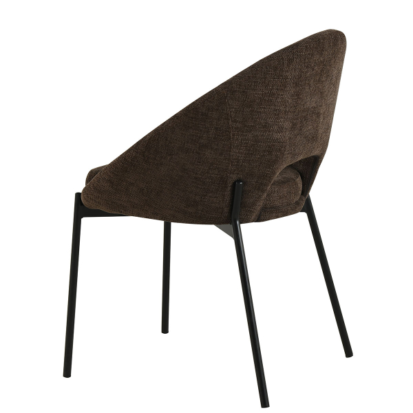 Καρέκλα Τραπεζαρίας (60x63x83) Spitishop Iris D.Brown