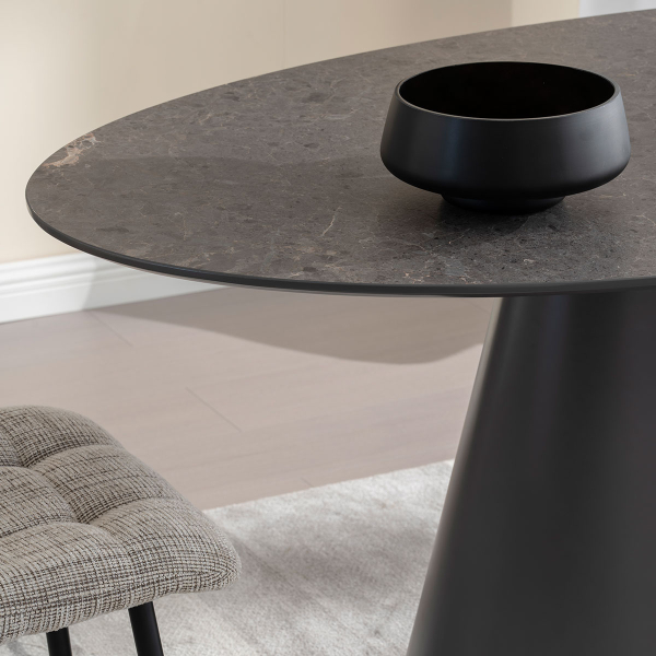 Τραπέζι Τραπεζαρίας (160x90x76) Spitishop Lava Grey