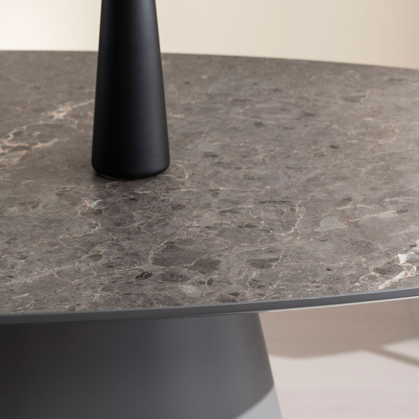 Τραπέζι Τραπεζαρίας (160x90x76) Spitishop Lava Grey