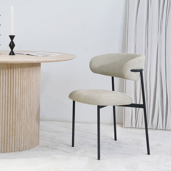 Καρέκλα Τραπεζαρίας (59x56x79) Spitishop Lotus Cream