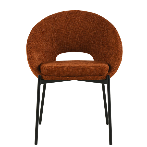 Καρέκλα Τραπεζαρίας (60x63x83) Spitishop Iris Terracotta