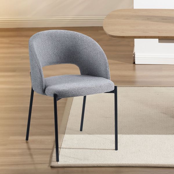 Καρέκλα Τραπεζαρίας (55x51x79) Spitishop Iris Grey