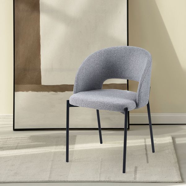 Καρέκλα Τραπεζαρίας (55x51x79) Spitishop Iris Grey