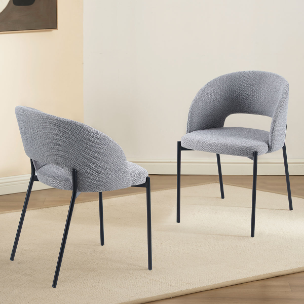 Καρέκλα Τραπεζαρίας (55x51x79) Spitishop Iris Grey