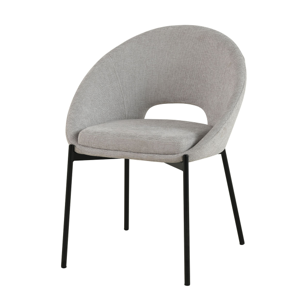 Καρέκλα Τραπεζαρίας (60x63x83) Spitishop Iris L.Grey