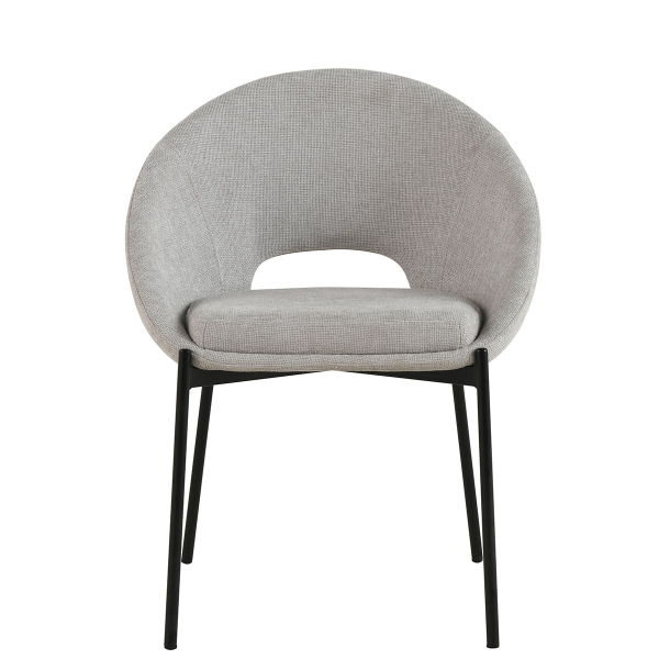 Καρέκλα Τραπεζαρίας (60x63x83) Spitishop Iris L.Grey