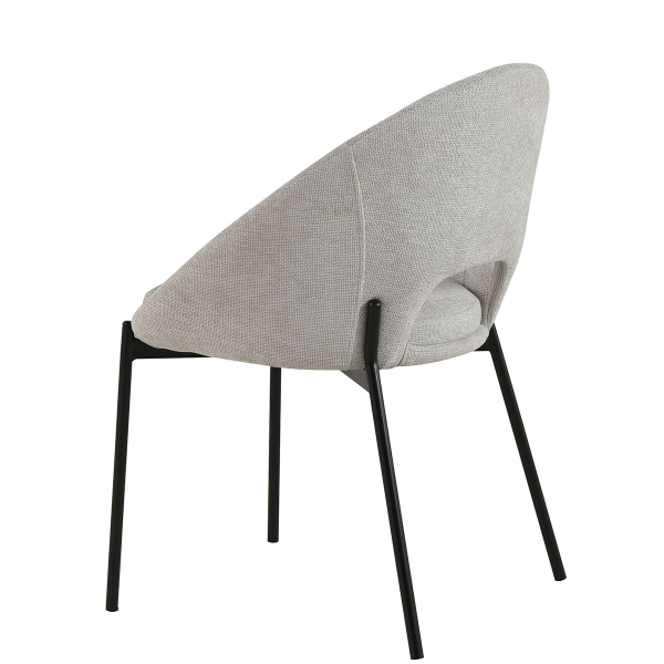 Καρέκλα Τραπεζαρίας (60x63x83) Spitishop Iris L.Grey