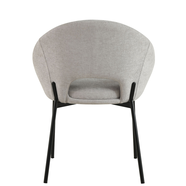 Καρέκλα Τραπεζαρίας (60x63x83) Spitishop Iris L.Grey