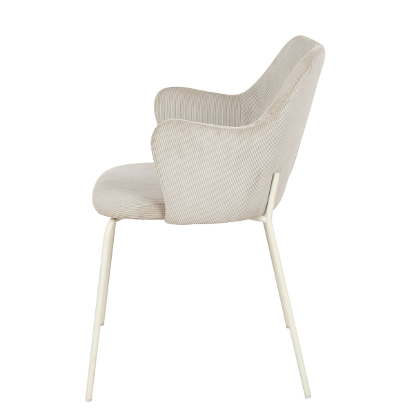 Καρέκλα Τραπεζαρίας (60x55x84) Spitishop Dahlia Beige