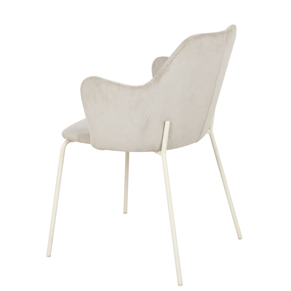 Καρέκλα Τραπεζαρίας (60x55x84) Spitishop Dahlia Beige