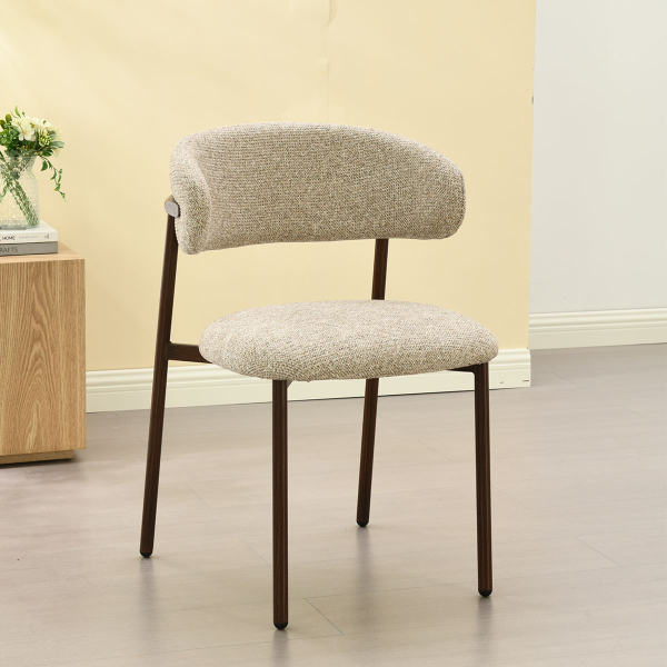 Καρέκλα Τραπεζαρίας (59x54x79) Spitishop Lotus Ecru/Beige