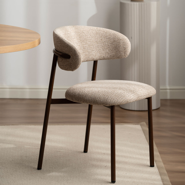 Καρέκλα Τραπεζαρίας (59x54x79) Spitishop Lotus Ecru/Beige