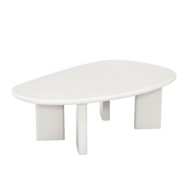 Τραπέζι Σαλονιού (130x80x42) Spitishop Dahlia Cream