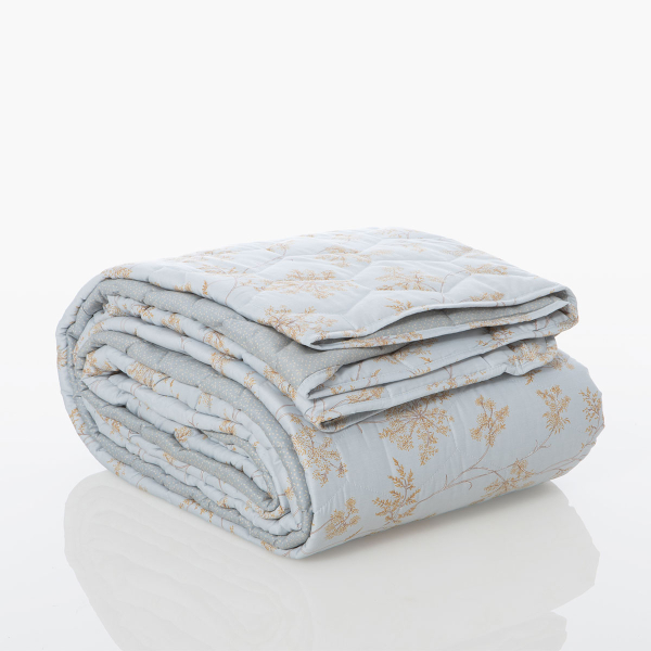 Κουβερλί Υπέρδιπλο (230x240) 2 Όψεων Nef-Nef Premium Foxy Silver - Blue