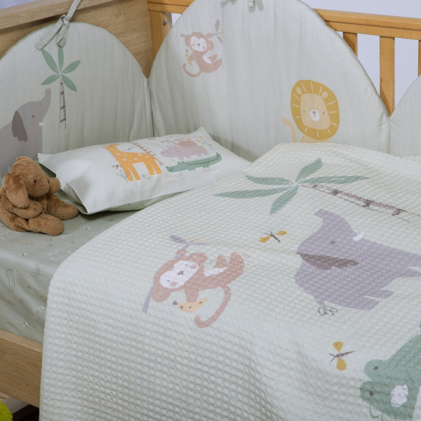 Κουβέρτα Πικέ Κούνιας (110x150) Nef-Nef Homeware Baby Savana