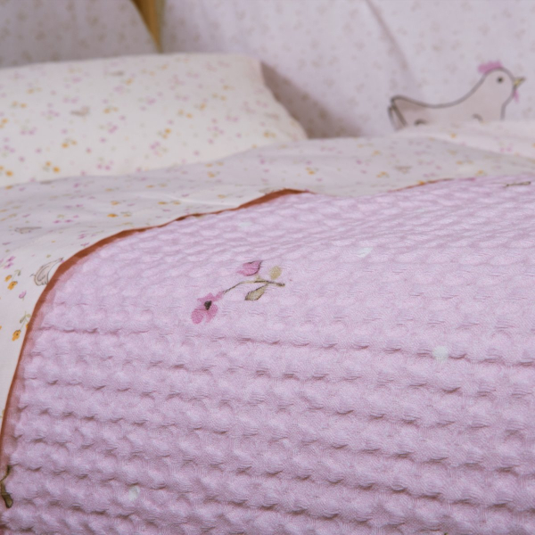 Κουβέρτα Πικέ Κούνιας (110x150) Nef-Nef Homeware Baby Cute & Sweet