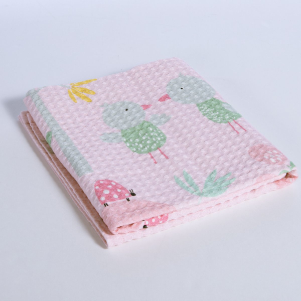 Κουβέρτα Πικέ Κούνιας (110x150) Nef-Nef Homeware Baby Spring Happiness