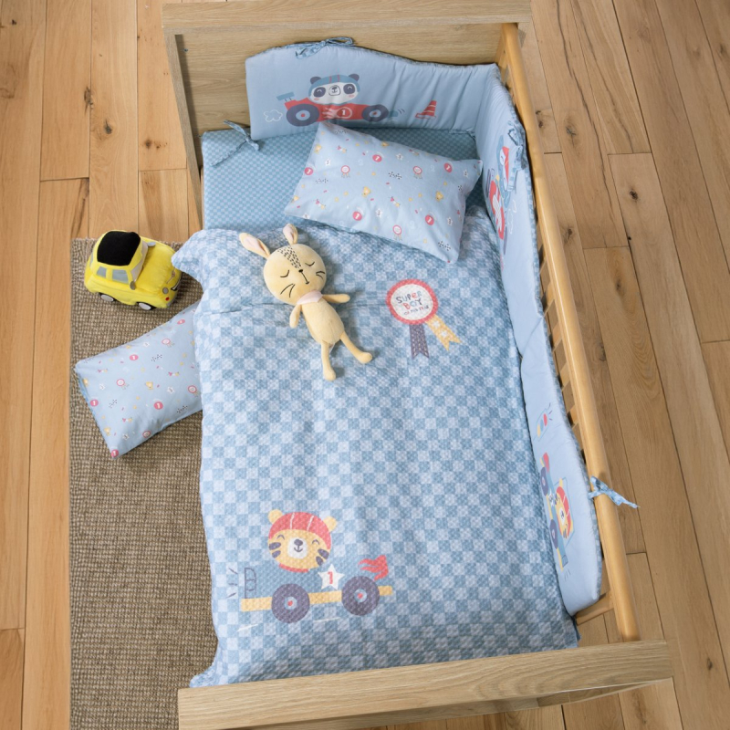 Κουβέρτα Πικέ Κούνιας (110x150) Nef-Nef Homeware Baby Super Boy