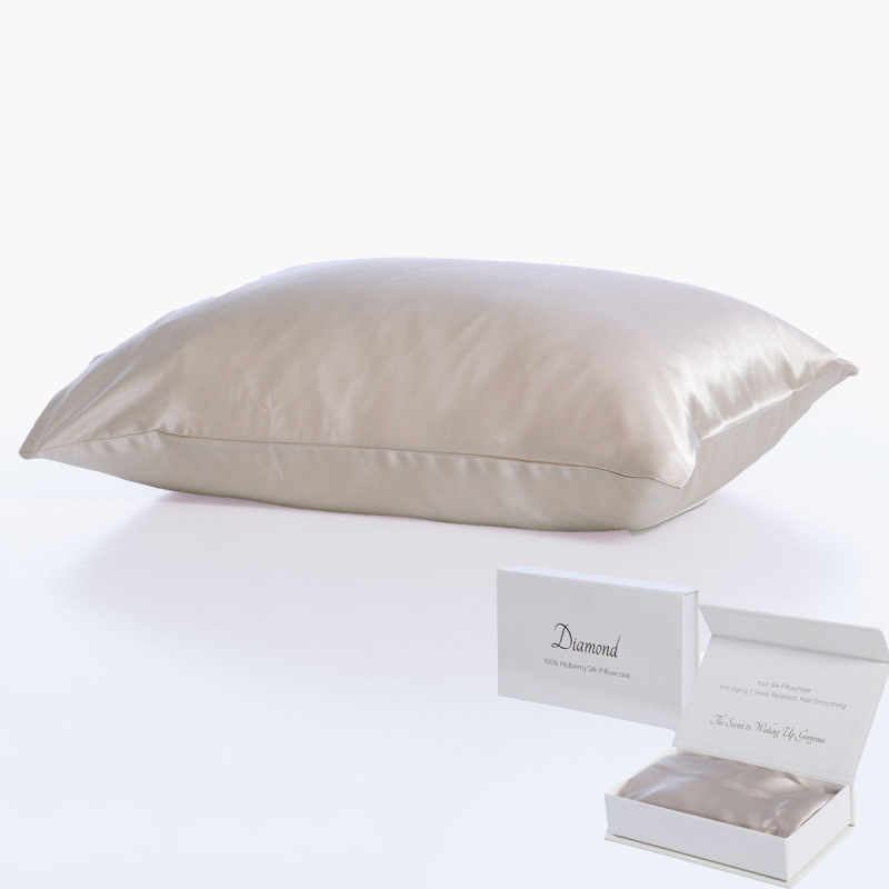 Μεταξωτή Μαξιλαροθήκη Φάκελος (50x70) Nef-Nef Homeware Casual Diamond L.Coffee