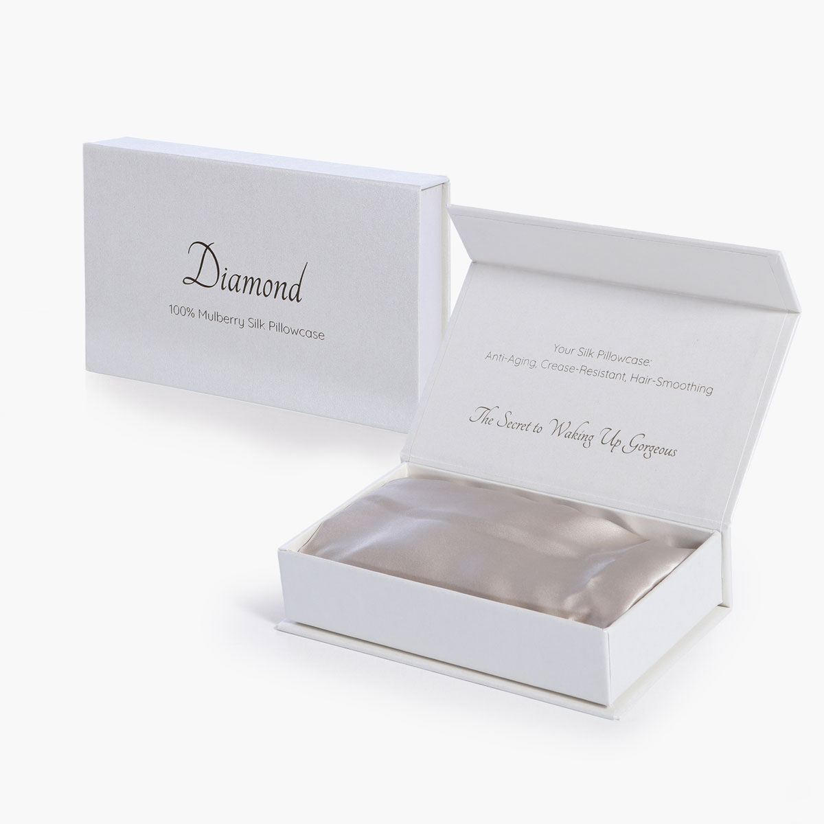 Μεταξωτή Μαξιλαροθήκη Φάκελος (50X70) Nef-Nef Homeware Casual Diamond L Coffee Home Λευκά Είδη Κρεβατοκάμαρας Μαξιλαροθήκες Ύπνου Spitishop