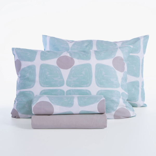 Σεντόνια Μονά (Σετ) Nef-Nef Homeware Casual Coreo Aqua
