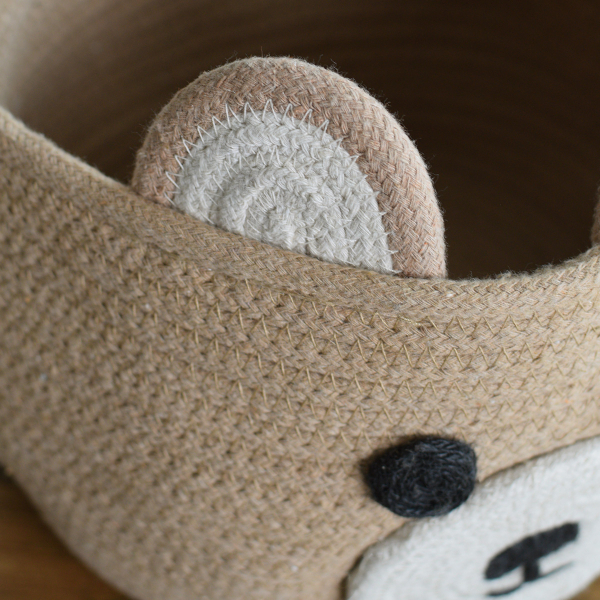 Καλάθι Αποθήκευσης (Φ25x20) Ravelia Inu Beige