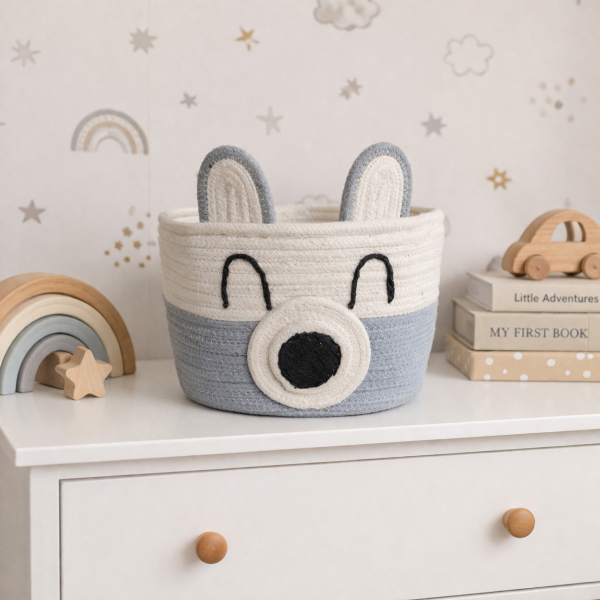 Καλάθι Αποθήκευσης (30x25x20) Ravelia Lobo Grey