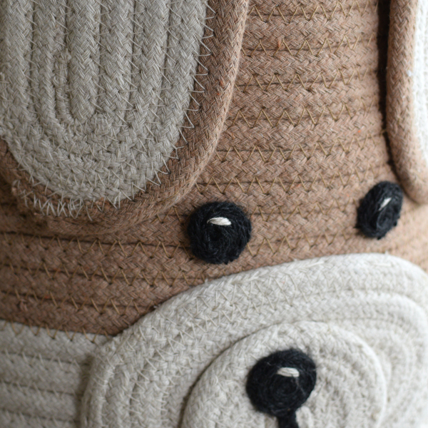 Καλάθι Αποθήκευσης (Φ25x25) Ravelia Cachorro Beige