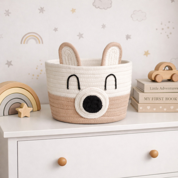 Καλάθι Αποθήκευσης (30x25x20) Ravelia Lobo Beige