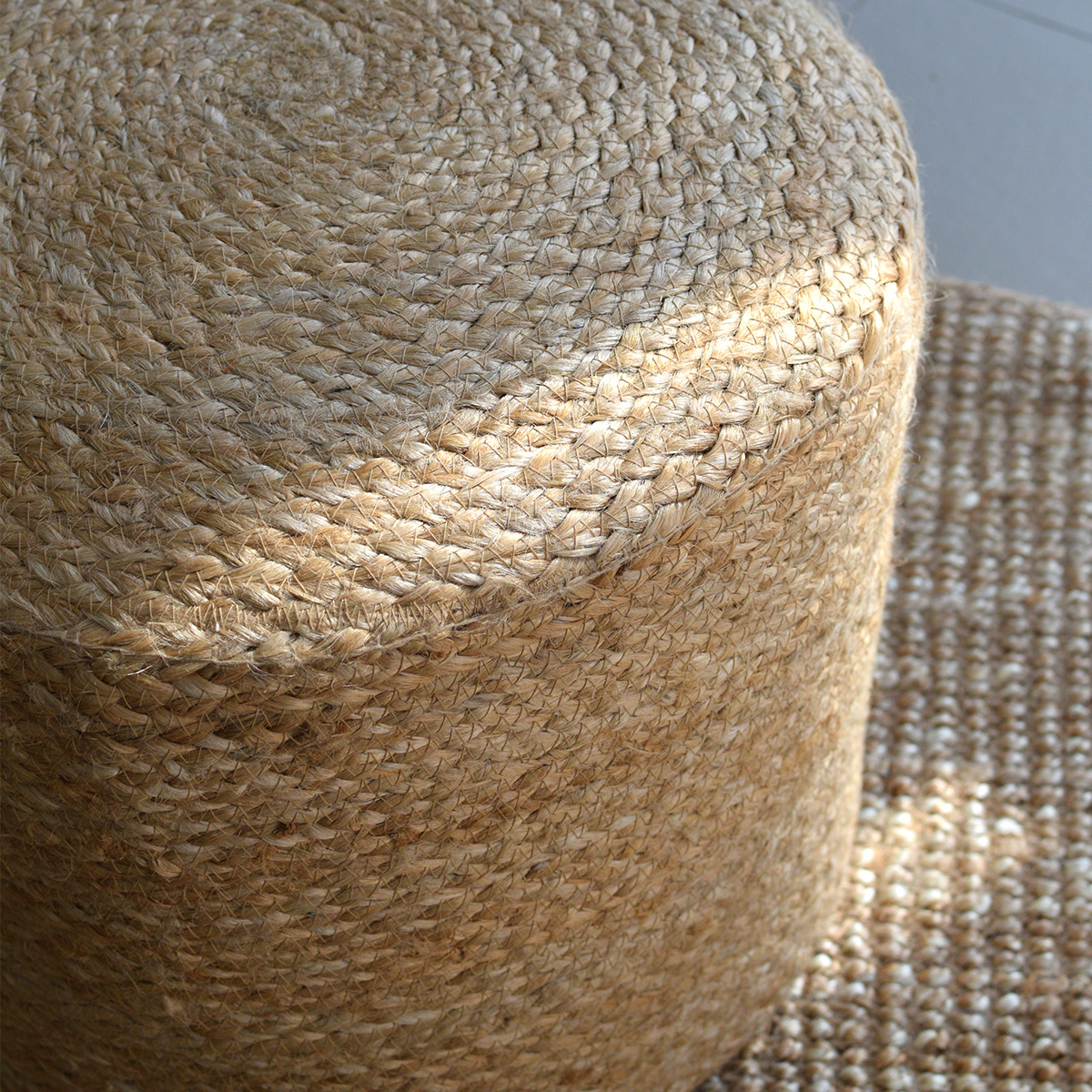 Πουφ (Φ44X34) Ravelia Medellin Home Έπιπλα Σαλονιού Spitishop