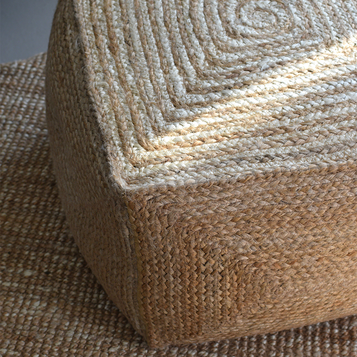Πουφ (56X56X38) Ravelia Pereira Home Έπιπλα Σαλονιού Spitishop