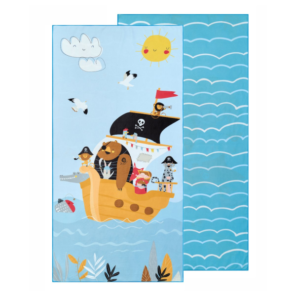 Παιδική Πετσέτα Θαλάσσης Microfiber 2 Όψεων (70x140) Kentia Loft Float 262