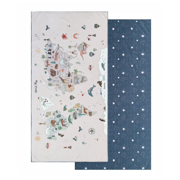 Παιδική Πετσέτα Θαλάσσης Microfiber 2 Όψεων (70x140) Kentia Loft Float 264