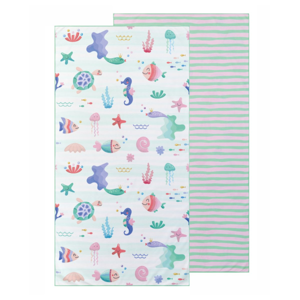 Παιδική Πετσέτα Θαλάσσης Microfiber 2 Όψεων (70x140) Kentia Loft Float 268