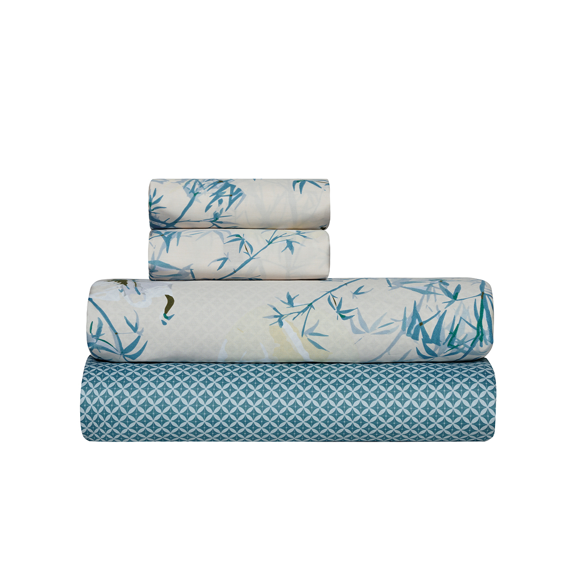 Σεντόνια King Size (Σετ) Kentia Stylish Shizen 01 Home Λευκά Είδη Κρεβατοκάμαρας Spitishop