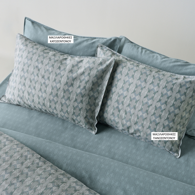 Ζεύγος Μαξιλαροθήκες Oxford (50x70) Kentia Stylish Artisan