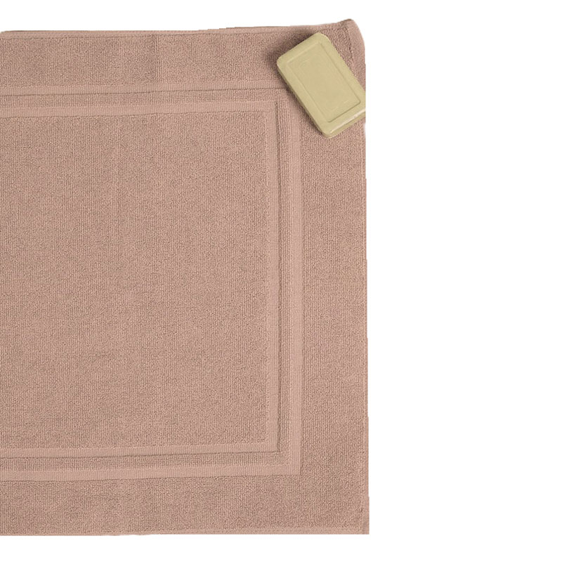 Πετσετέ Πατάκι (50x70) Hotel Διπλή Κορνίζα Sand 700gr/m2