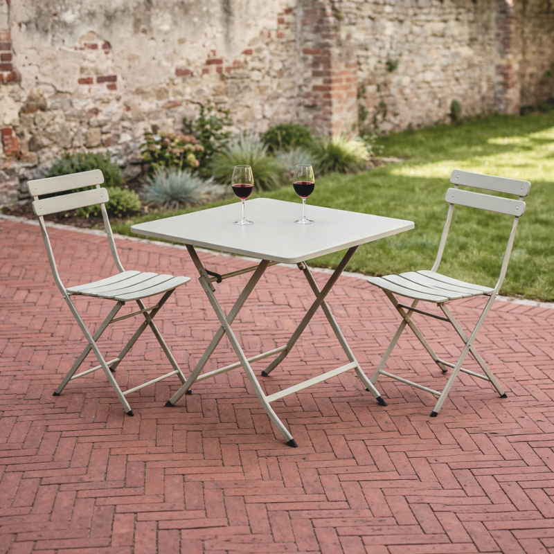 Σετ Τραπεζαρία Κήπου (3τμχ) Spitishop Riviera Green