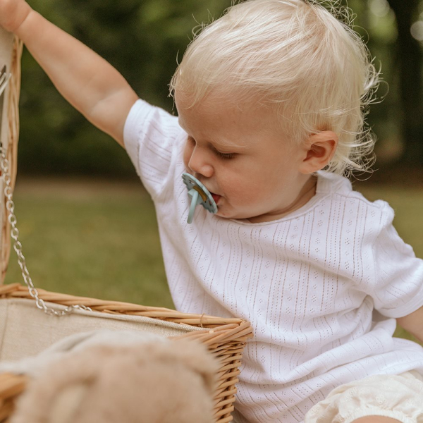 Πιπίλες Καουτσούκ Φυσιολογικές 6Μ+ (Σετ 2τμχ) Frigg Fairytale Stone Blue/Willow Gray