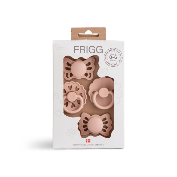 Πιπίλες 0Μ+ (Σετ 4τμχ) Frigg Floral Heart Blush