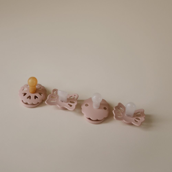 Πιπίλες 0Μ+ (Σετ 4τμχ) Frigg Floral Heart Blush